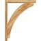 Ekena Millwork Thorton Block Rough Sawn Bracket w/ Offset Brace, Western Red Cedar, 4"W x 26"D x 34"H BKT0402X26X34THR05RWR - alternate 4